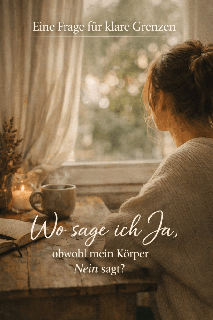 Mini-Übung: Wo sage ich Ja, obwohl mein Körper nein sagt.